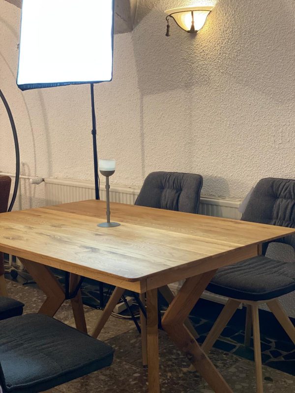 Essgruppe Grenoble – Massivholztisch + 4 Stühle im Set - Ausstellungsstück – Bild 2